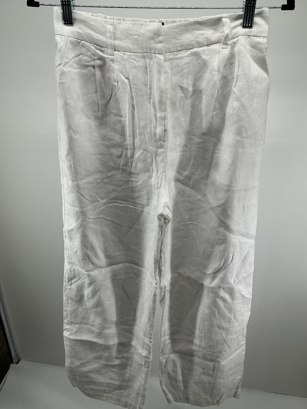 100% European Linen Pleated Trouser - 28"